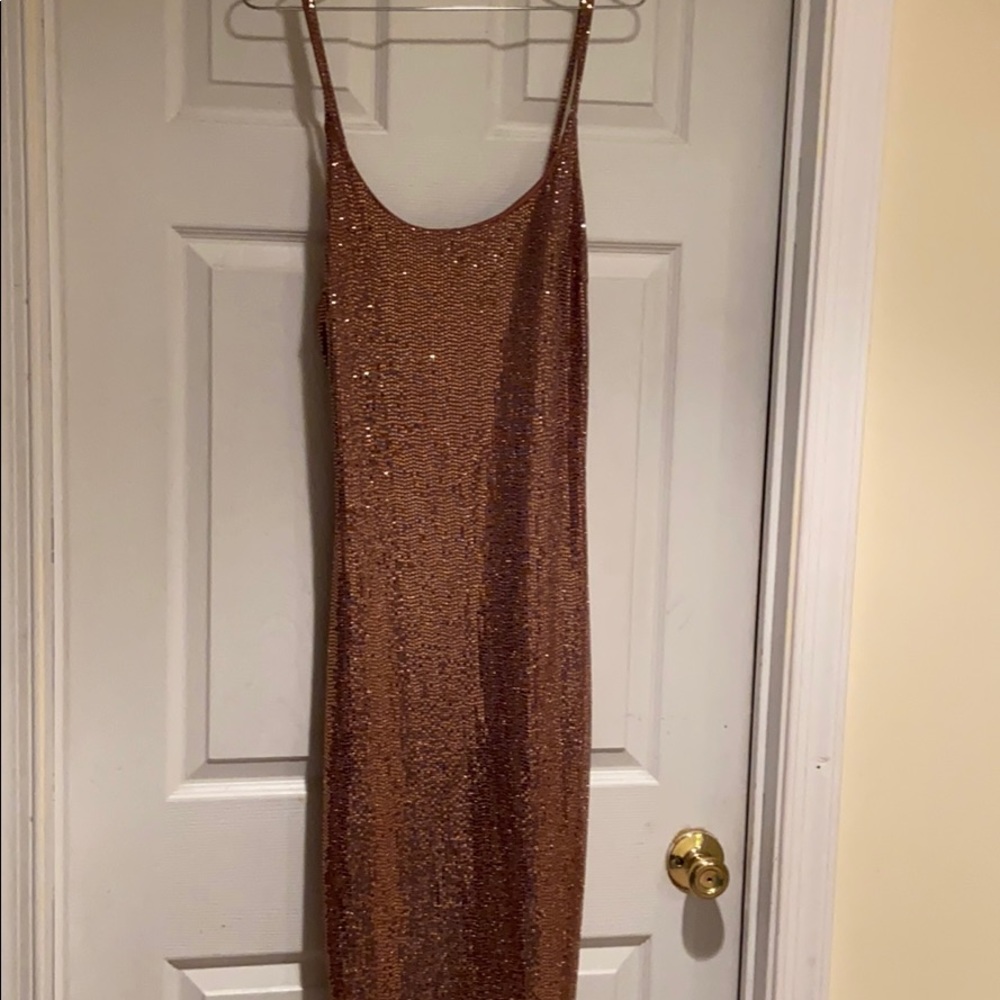 Sexy Rose Gold Dress